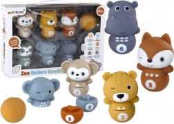 kuglanje sa životinjama za malu djecu – interaktivna zabava s lopticom