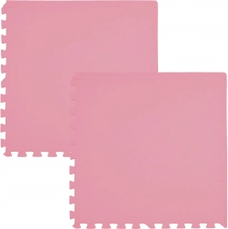 Pjenasta podloga HUMBI 120 × 60 cm, vodootporne puzzle, ružičasta, 2 dijela