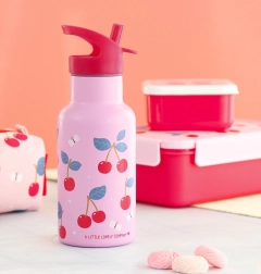 Nehrđajuća boca za piće s motivom trešnje 350 ml