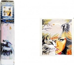 Dijamantno slikanje Mačji pogled 30 × 40 cm