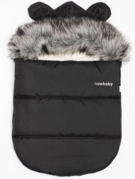 Zimska navlaka (fusak) NEW BABY Lux Fleece grafitna