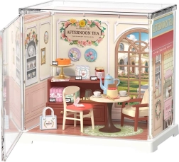 RoboTime 3D drvena slagalica mini medena čajna kućica