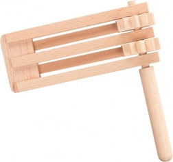 Dvostruka drvena čegrtaljka Goki