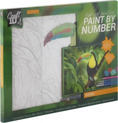 Dijamantno slikanje Tukana 40x50 cm