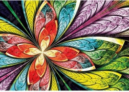 YAZZ puzzle šarena cvjetna 1000 dijelova