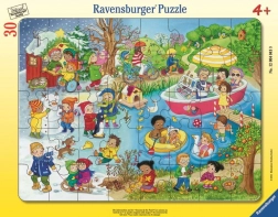 Ravensburger puzzle Četiri godišnja doba uz vodu 30 dijelova