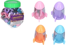 Šiljilo sa spremnikom i gumicom – svemirski brod