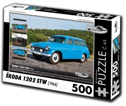 Puzzle Retro-auta Škoda 1202 STW 500 dijelova