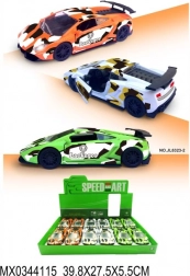 Metalni sportski model automobila LAEVEGOS s otvarajućim vratima i pogonom na navijanje