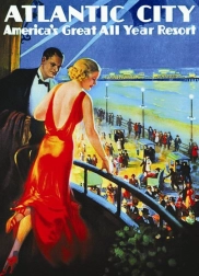 Puzzle plakat Atlantic City 1000 dijelova