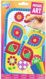 Kreativni set mozaika po bojama – metalik A5, motiv leptir