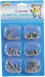 Metalne zagonetke – set od 6 komada