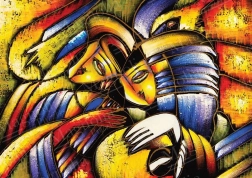 Puzzle apstraktno lice 1000 dijelova