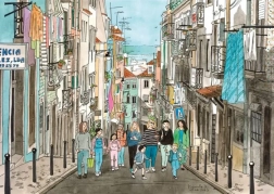 Puzzle šetnja Lisabonom 1000 dijelova