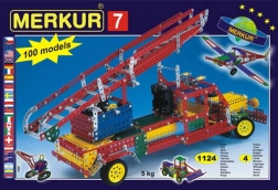 Konstrukcijski set MERKUR 7 – 100 modela, 1124 kom