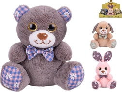 Plišana životinjica 15 cm s mašnom – za bebe
