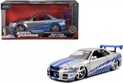 Metalni model automobila 2002 Nissan Skyline GT‑R R34 1:24 Brzi i žestoki