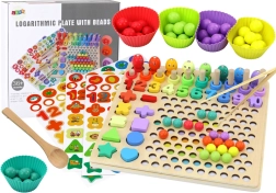 Drvena slagalica Učimo brojati Ribarska igra za hvatanje ribica