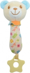 Zvučna igračka – medvjedić bež-plavi 17 cm TULILO