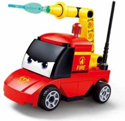 Sluban autić s navijanjem i očima Vatrogasci