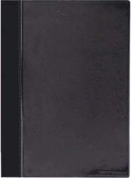 Brzi uvez A4 od PVC s prednjim džepom crni