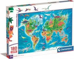 Clementoni puzzle karta dinosaura 180 dijelova
