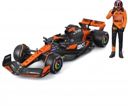 bburago 1:24 formula 1 mclaren mcl38 2024 s figuricom vozača