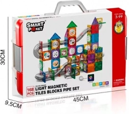 Magnetična građevna set kuglična staza - 168 dijelova