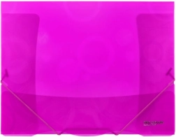 Mapa s gumicom A4 ružičasta