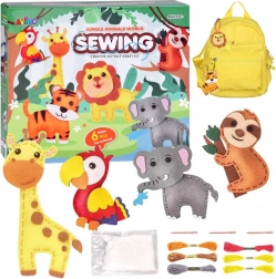 Kreativni set Životinje iz džungle za šivanje