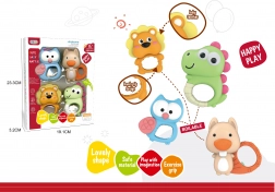 Zvečke životinjice, set 4 kom