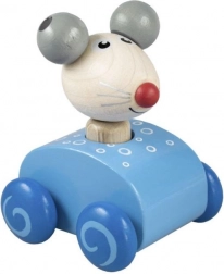Piskajuća igračka u obliku miša - plava