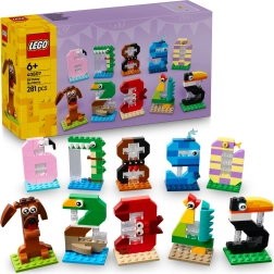 LEGO rođendanske znamenke sa životinjama
