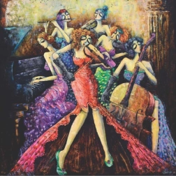 Anatolian kvadratna puzzle Ženski orkestar 1024 dijelova