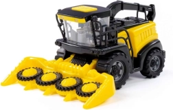 Žuti kombajn na inerciju – dječji poljoprivredni stroj s rotirajućom cijevi