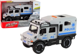 Pokretno terensko vozilo komunalne službe s otvarajućim vratima, zvukom i svjetlima