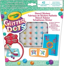 Crayola Glitter Dots – predlošci za naljepnice