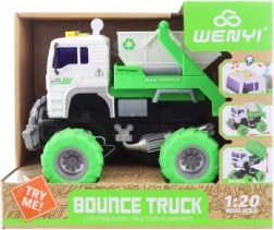 Građevinsko vozilo s velikim kotačima na baterije