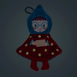 Christmas plush decoration – red elf Lilli