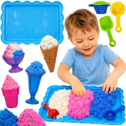 WOOPIE Kinetic Sand Ice Cream Shop with Desserts, 24 Pieces