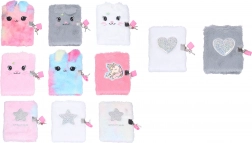 Dnevnik s bravicom, plišani, 10,5 × 15 cm, 70 neliniranih stranica