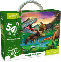 Maxi puzzle s dinosaurima, 54 dijelova