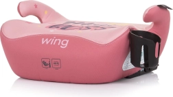 Chipolino povišeno sjedalo Wing i-Size 125–150 cm s Isofixom – Ružičasta