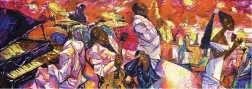 Panoramske puzzle ART PUZZLE Boje jazza 1000 dijelova