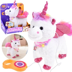 Interactive Unicorn on a Leash – walks, sings and moves its head