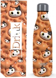 Termosica s narančastom mačkom 500 ml