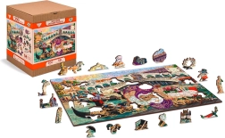 Drvene puzzle WOODEN CITY Venecijanski karneval 2u1, 300 dijelova