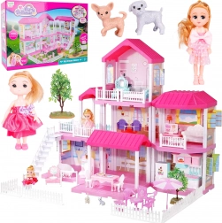 Kućica za lutke 3 u 1, visina 71 cm