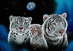 Puzzle Pahuljasta obitelj 2000 dijelova