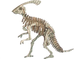 Woodcraft drvene 3D puzzle parasaurolophus